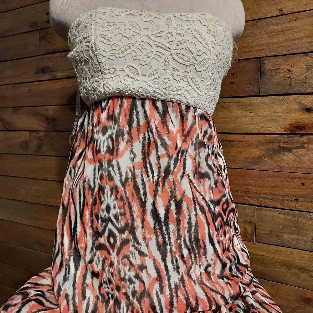 Floor length summer dress